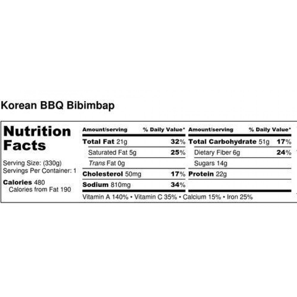 Korean BBQ Bibimbap