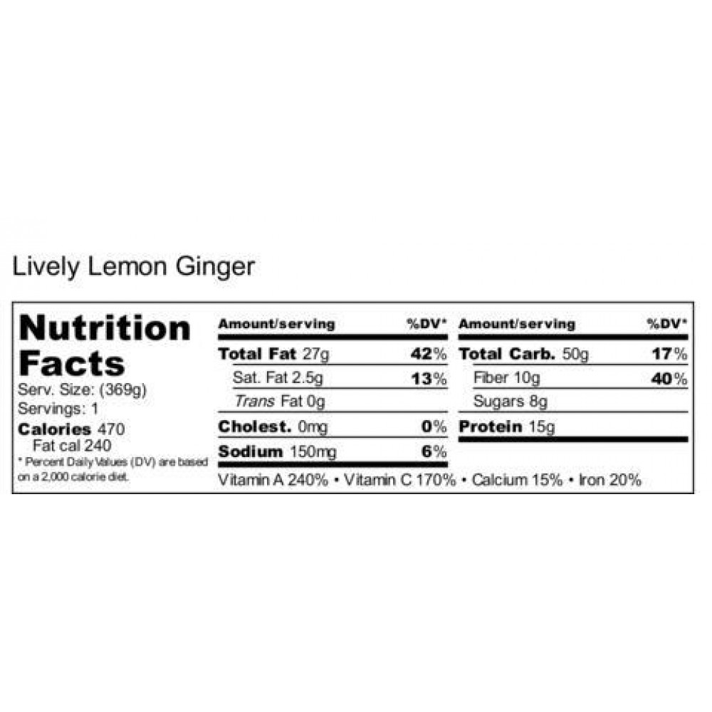 Lively Lemon Ginger - Vegetarian