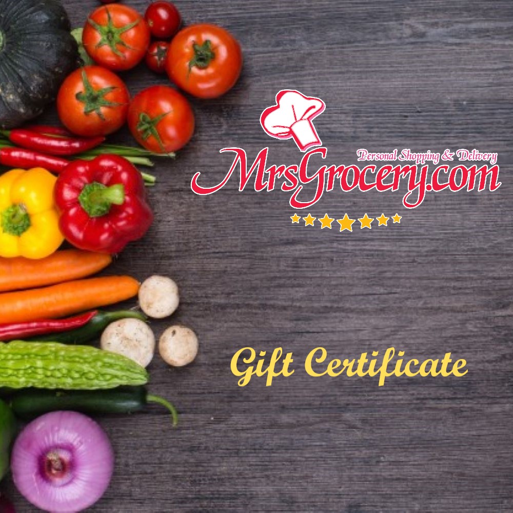 MrsGrocery.com Gift Certificate