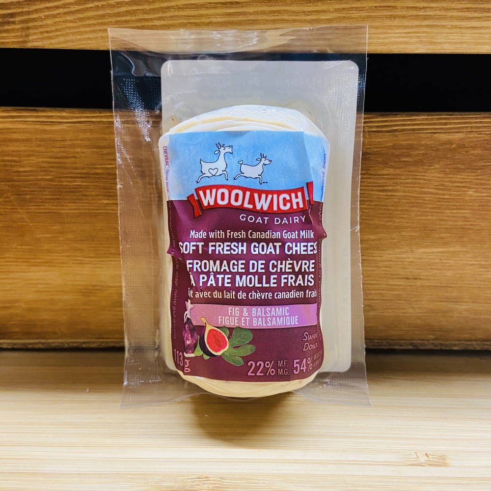 Woolwich - Soft Fresh Goat Cheese, Fig & Balsamic Flavour (113g)