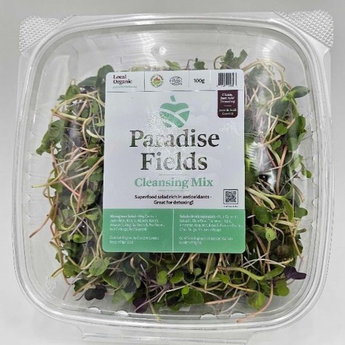 Salad Mix - Cleansing Mix - Organic Micro Salad - Paradise Fields - 100 g