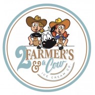  Ice Cream - 2 Farmers and a Cow - Stroopwafle - 16 oz