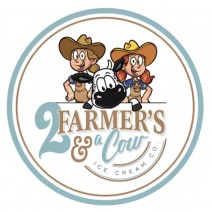 Ice Cream - 2 Farmers and a Cow - Stroopwafle - 16 oz  Ice Cream - 2 Farmers and a Cow - Stroopwafle - 16 oz