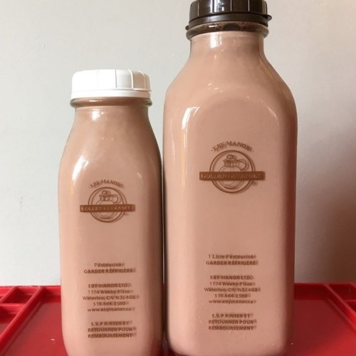 Milk - Eby Manor - Golden Guernsey - 4% Chocolate - 1L