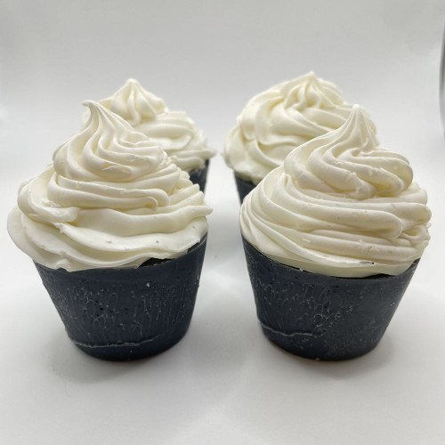 Soap - Activated Charcoal  - Cupcake - Handmade 