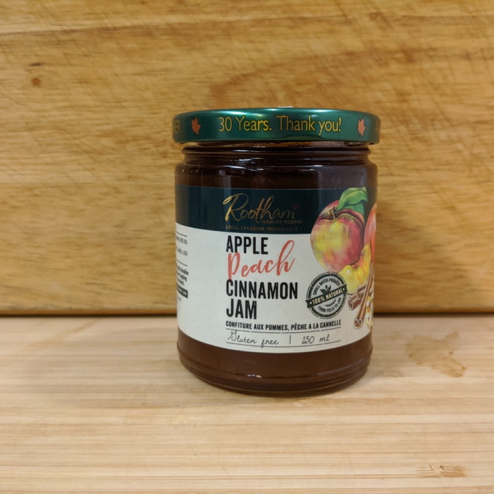 Apple Peach Cinnamon Jam (250ml)