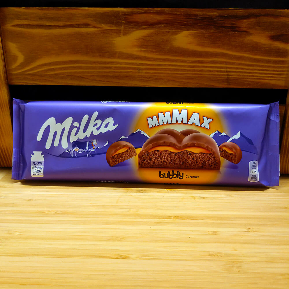 Milka - Bubbly Caramel Milk Chocolate (100g)