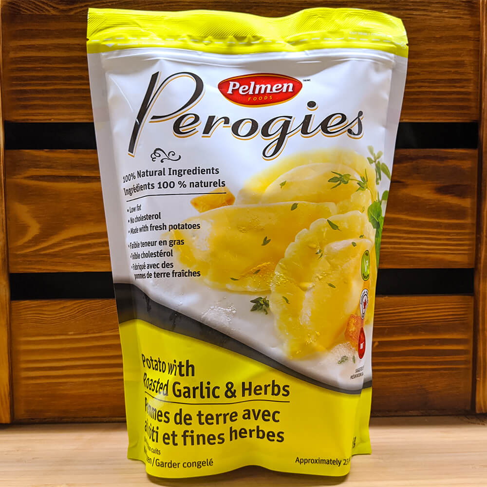 Pelman's Perogies (Potato with Roasted Garlic & Herbs) (625g)