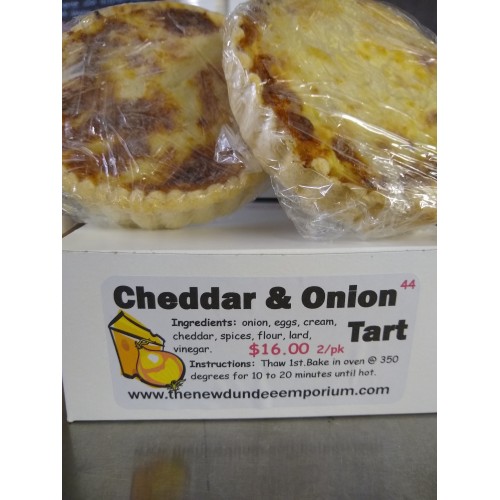 Cheddar and Onion Tart.