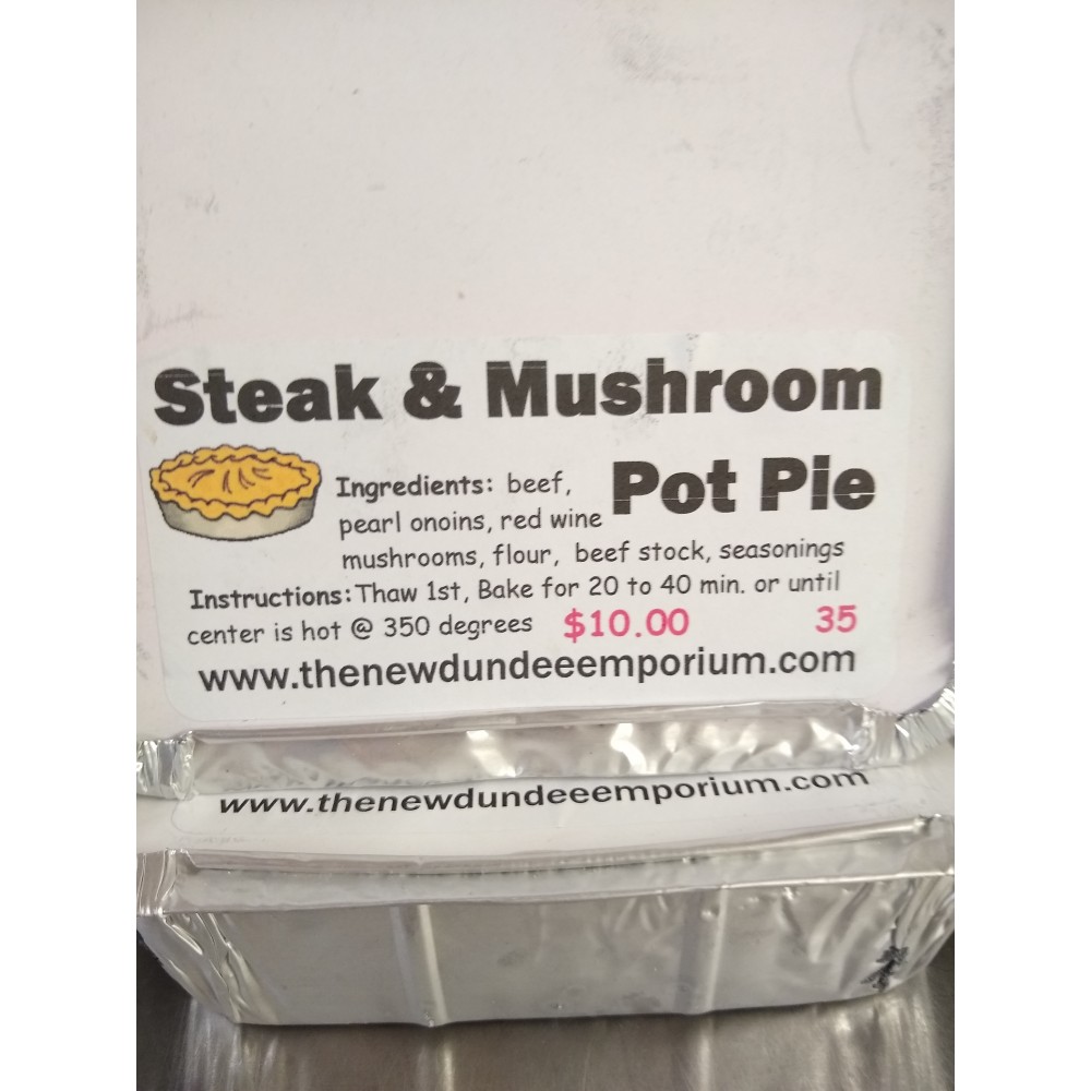 Steak and Mushroom Pot Pie