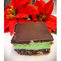  Mint Chocolate Nanaimo Bars - Box of 6