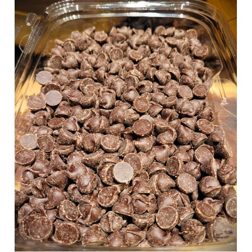 Pure Jumbo Semi Sweet Chocolate Chips - Per lb