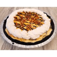 Caramel Turtle Ice Cream Pie