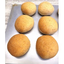 Homemade Wholewheat Hamburger Buns (6 in a pkg.)