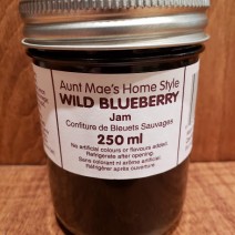 Homemade Wild Blueberry Jam - 250 ml