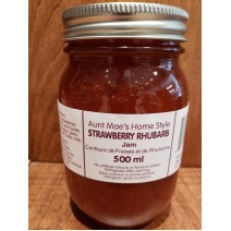 Homemade Strawberry Rhubarb Jam- 500 ml.