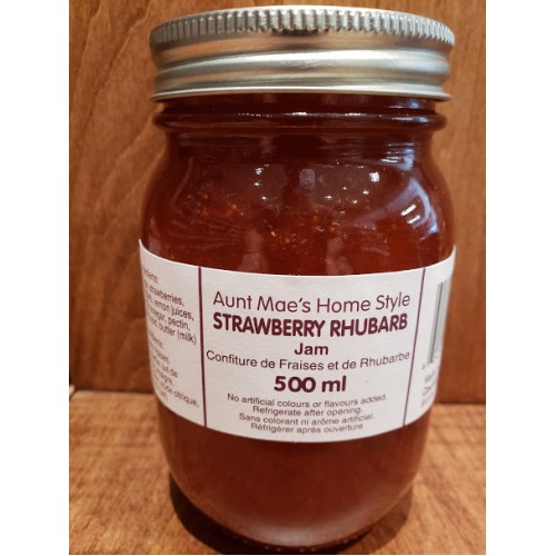 Homemade Strawberry Rhubarb Jam