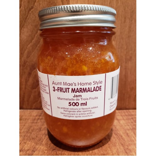 Homemade 3 Fruit Marmalade 