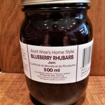 Homemade Bluberry Rhubarb Jam - 500 ml.