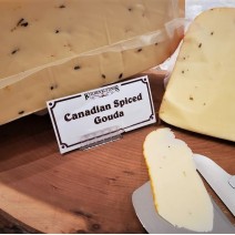 Fresh Cut Canadian Spiced Gouda  (lactose free) - per lb