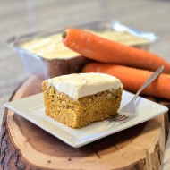 Homemade Carrot Cake (serves 6-8 people)