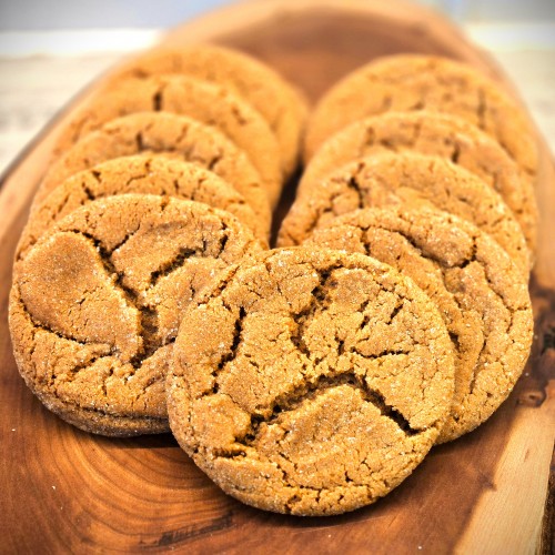 Old Fashioned Ginger Molasses Cookies (12 pcs.)