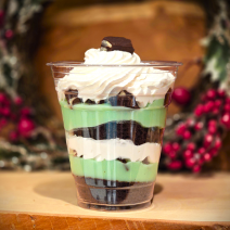 Peppermint Brownie Trifle (individual serving)