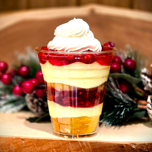 Raspberry Lemon Trifle (individual serving) 