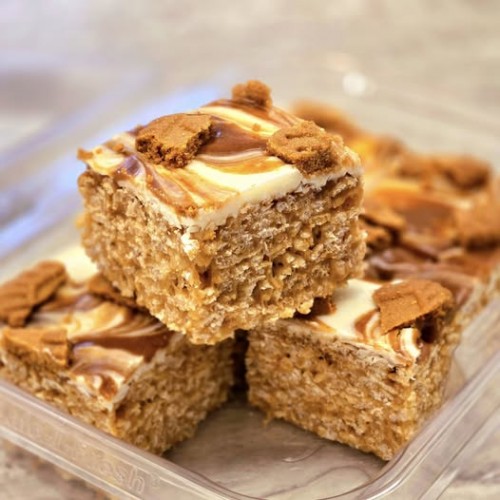 Biscoff Rice Krispie Treats - 6 pack