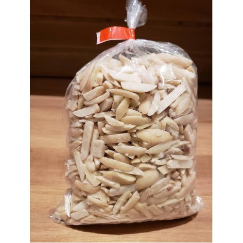 Blanched Raw Almond Slivers - Per lb