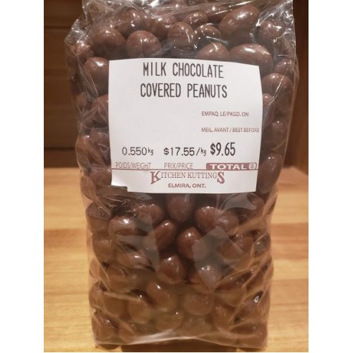 Milk Chocolate Peanuts - per lb