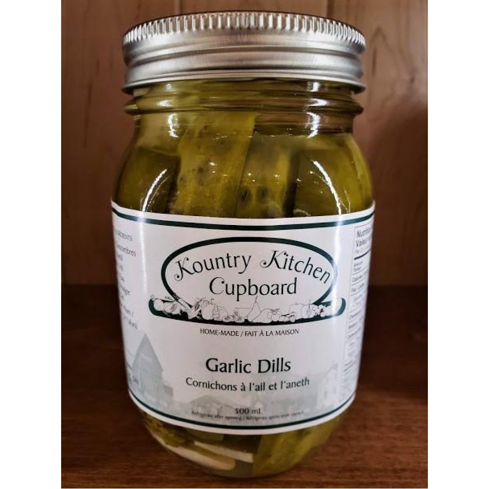 Local Homemade Garlic Dill Pickles