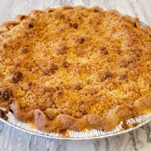 Fresh Rhubarb Crumb Pie