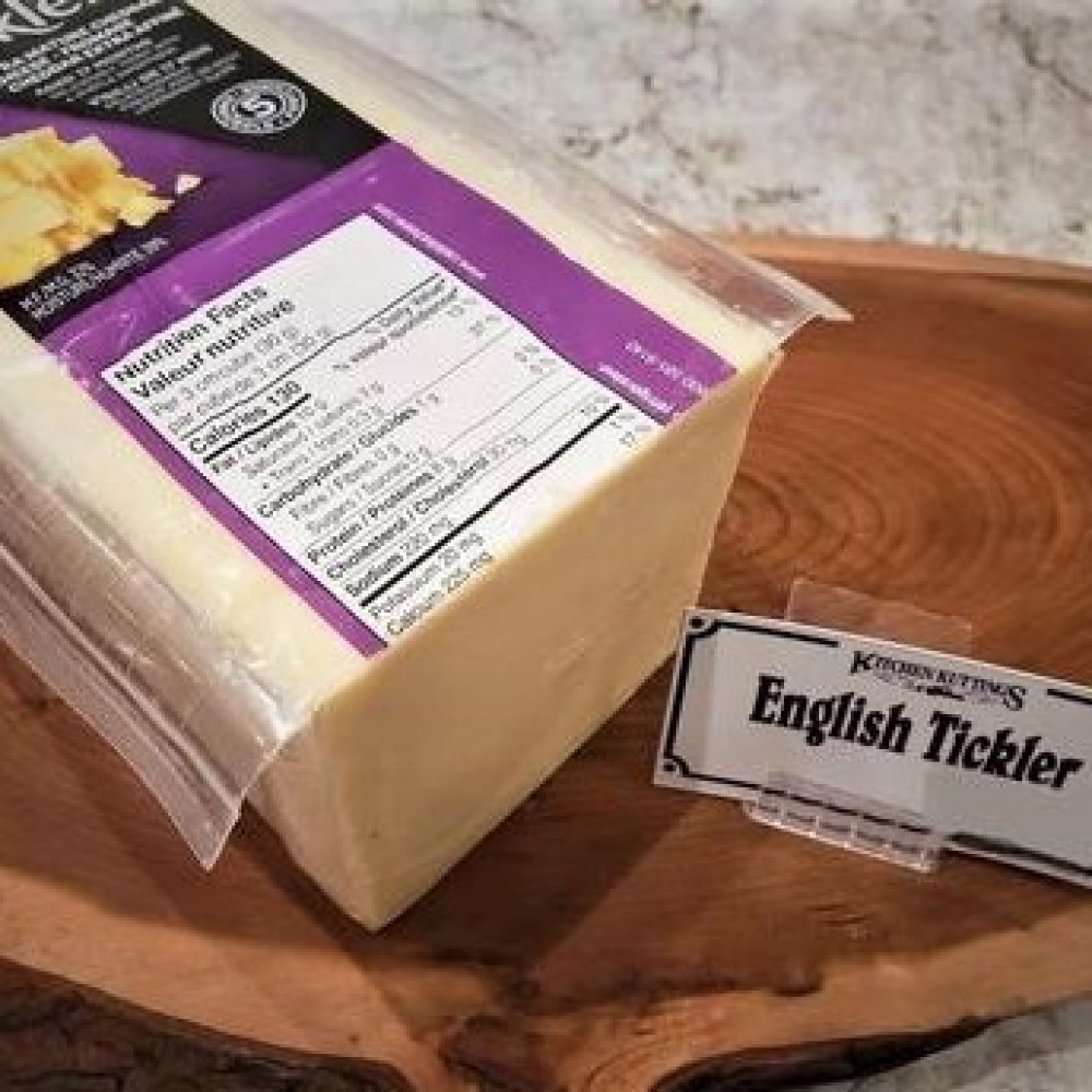 Fresh Cut English Tickler Cheese - per lb