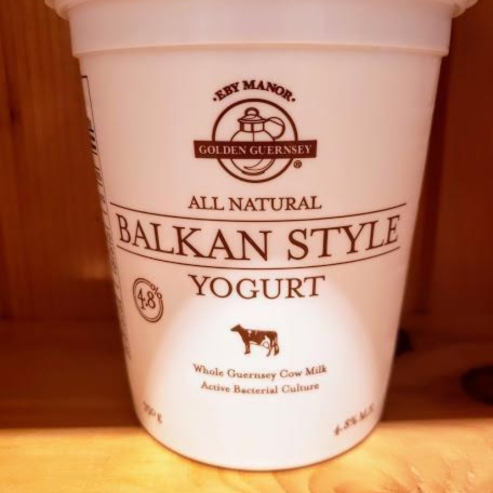 Local Golden Guernsey Balkan Style Yogurt