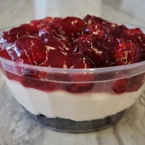 Individual Homemade Raspberry Oreo Cheese cake