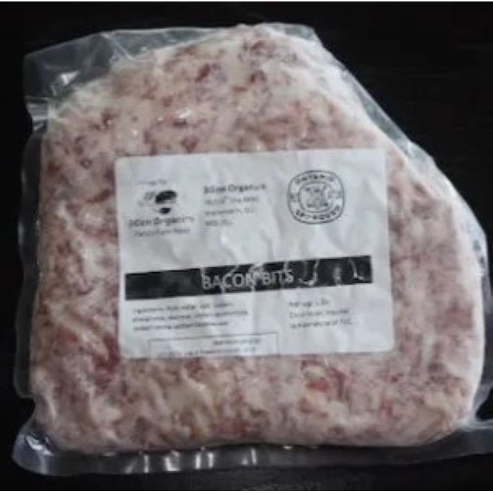 Bacon Bits - Organic-  Raw (Approx 1 lb)